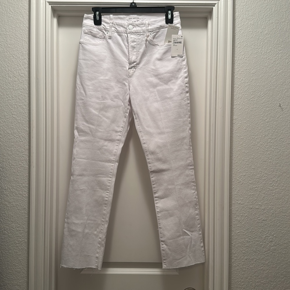Good American High-Rise Good Legs Straight Jeans Size 8/29